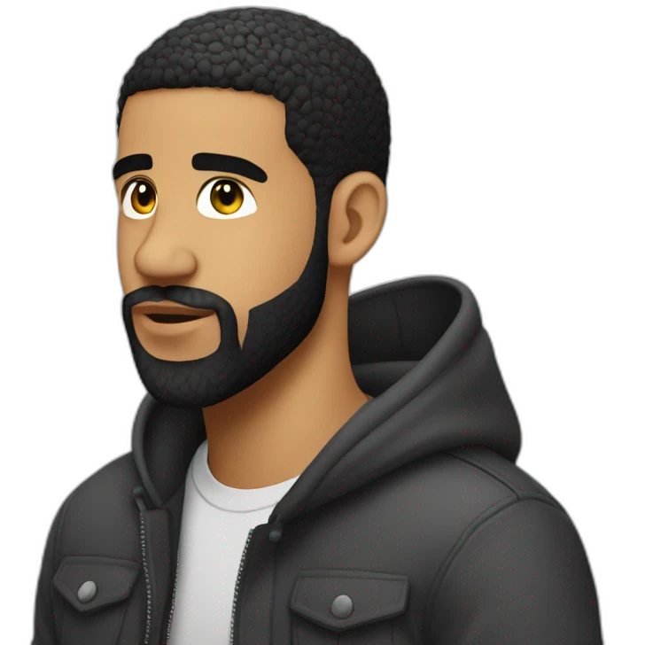 Drake in love emoji