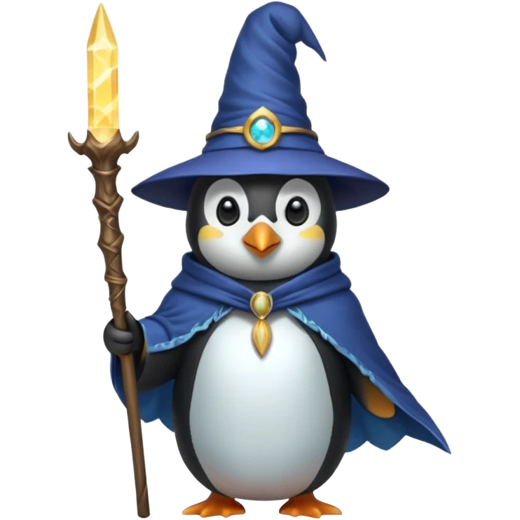 Penguin Wizard emoji