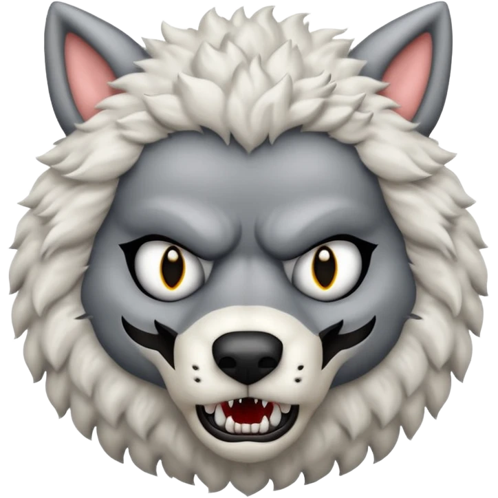 Wolf in sheep clothing emoji