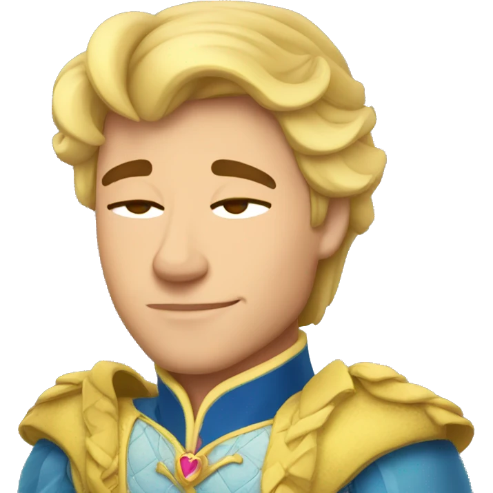 Sleeping beauty prince  emoji