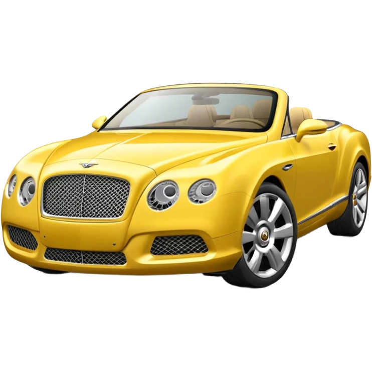 Yellow Bentley emoji