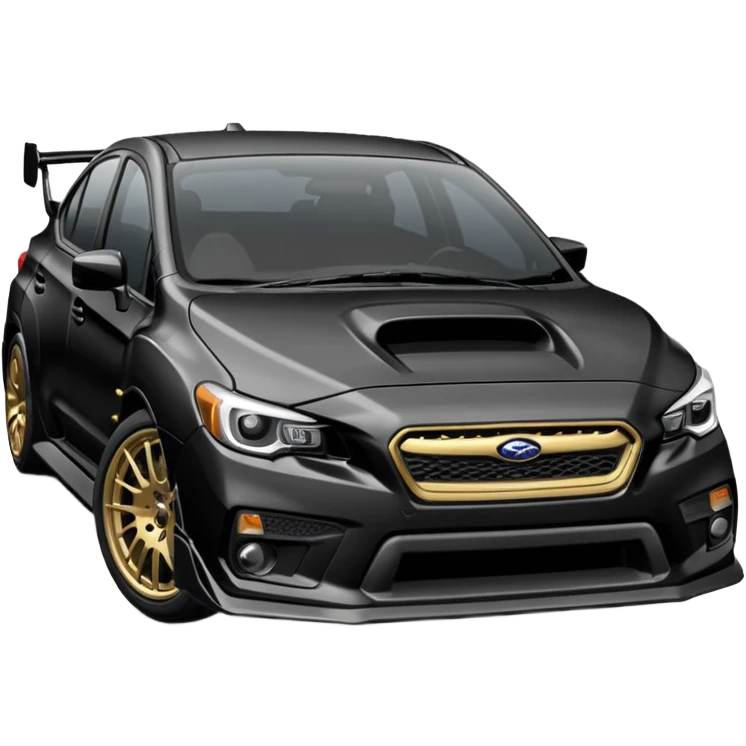 Black subaru wrx sti emoji