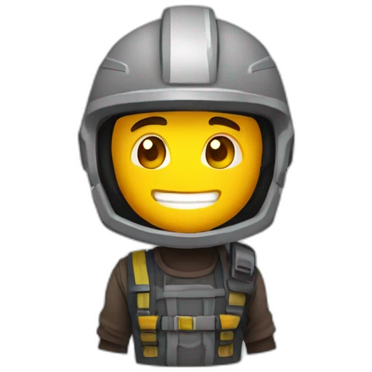 Espeleogo en cueva con casco emoji