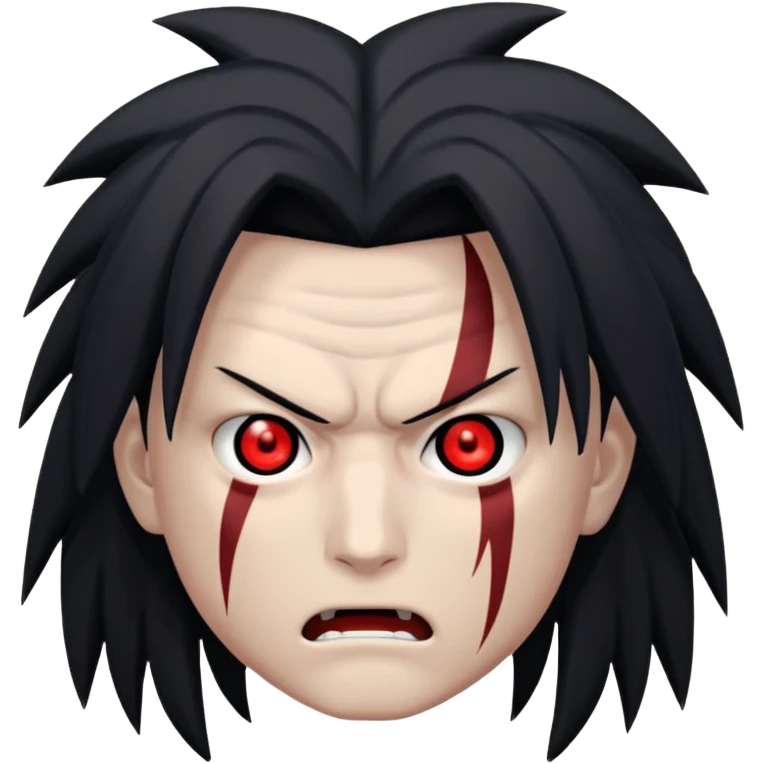 Madara Uchiha reanimated angry face emoji