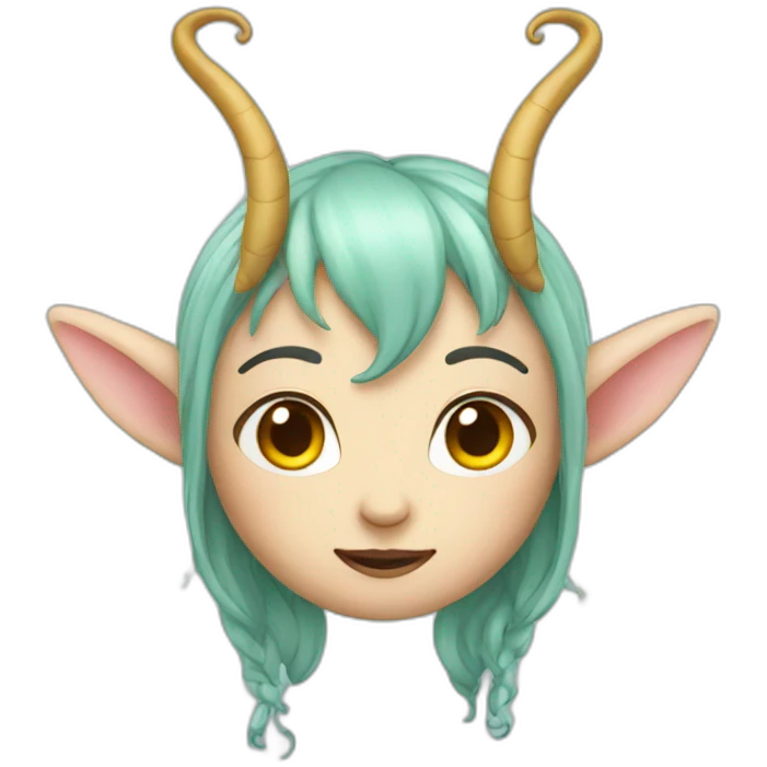 Fairy with horns emoji