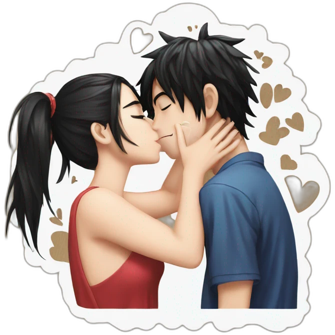 dua lipa kiss Luffy emoji