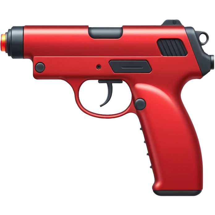 red laser gun emoji