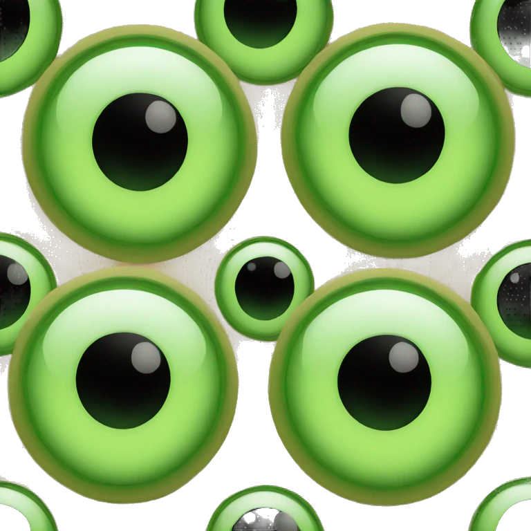 Ojos verdes emoji