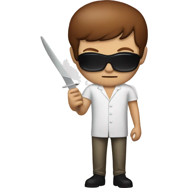 dexter morgan with needle emoji
