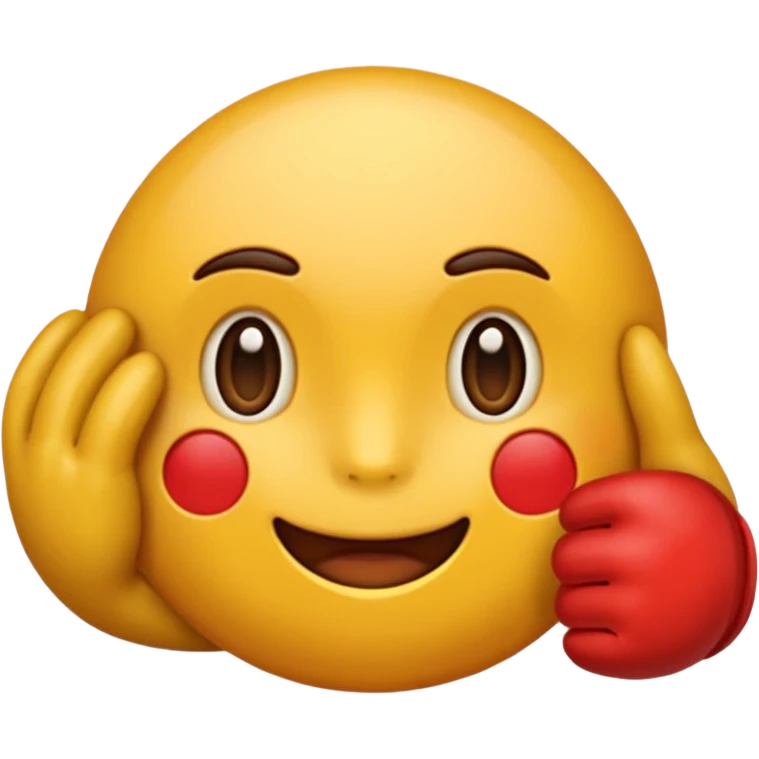сделай красные строительные перчатки emoji