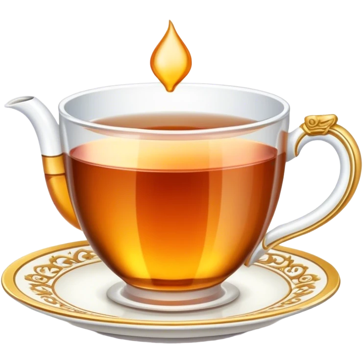 Tea in a royal style emoji