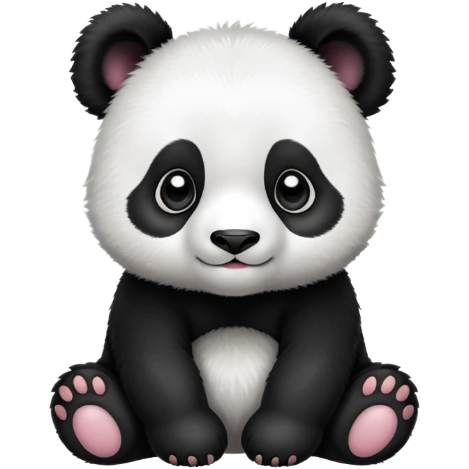 cute baby panda emoji