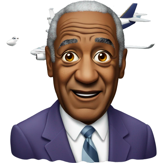 bill cosby flying a plane emoji