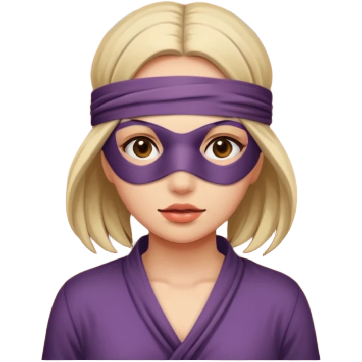 Bondage sexy  lady blindfolded tied door emoji