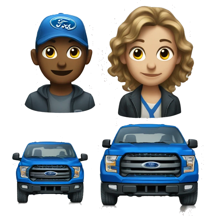 blue ford get emoji