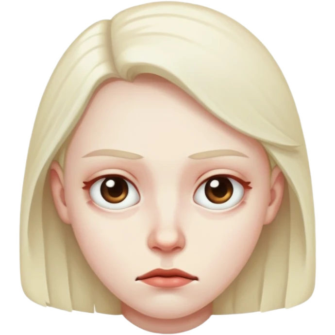 Creepy Side eye emoji