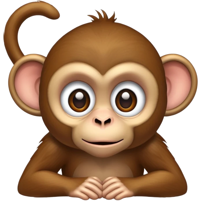 Star eyed monkey emoji