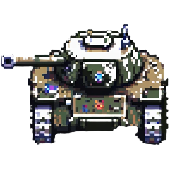 pixel art tank emoji
