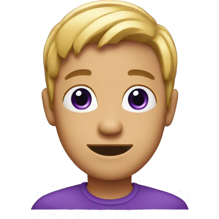Purple emoji set  emoji