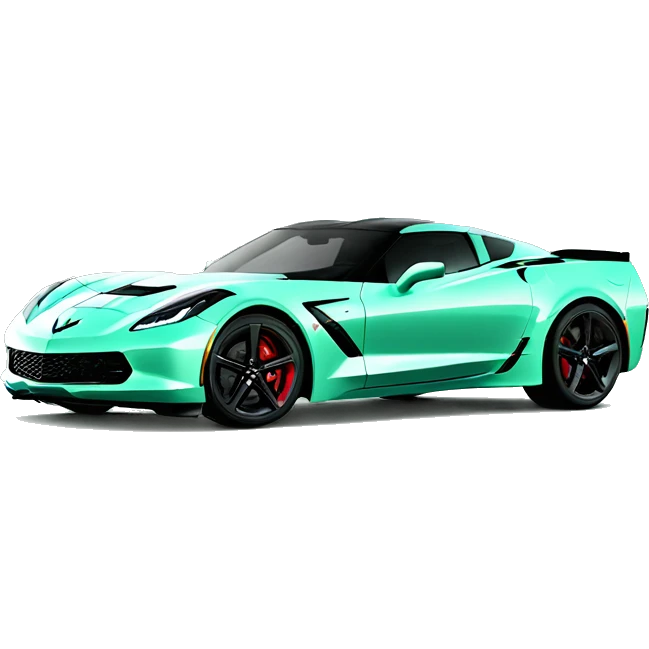 2024 Corvette mint green emoji