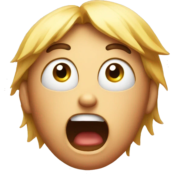 shocked face emoji