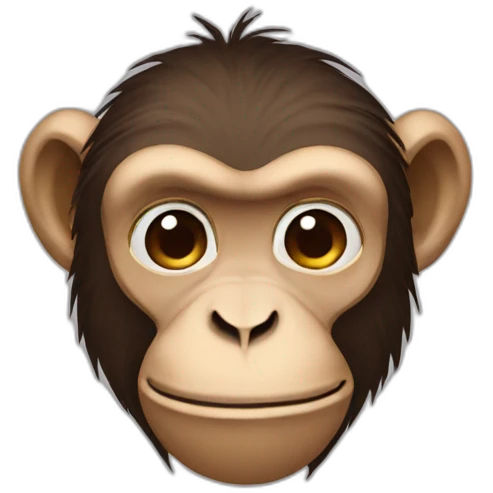 monkey with anonymous mask emoji