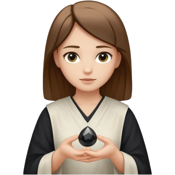 I want an emoji to use for mental wellness in a mystical setting. I want to reference an object that symbolizes the term "Clarity Seeker". It should be relaxing and calm in nature. emoji