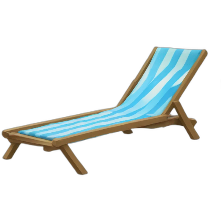 beach lounger emoji