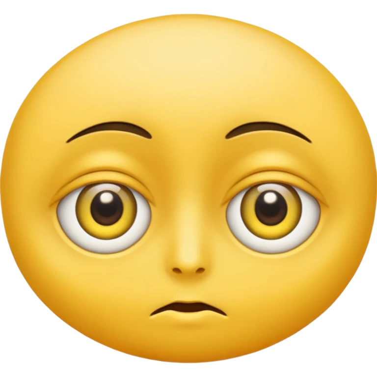 Make the face just the typical yellow circle, and really exaggerate the eyes bulging emoji