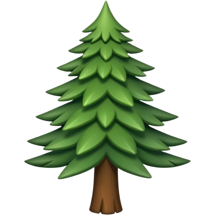 Memoji d'un petit sapin vert sylvestre.  emoji