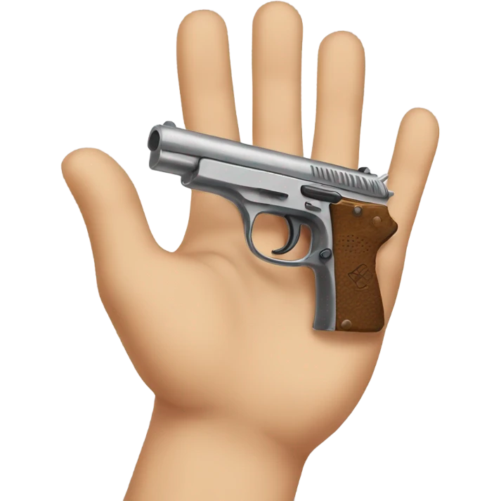 Fingers like gun  emoji
