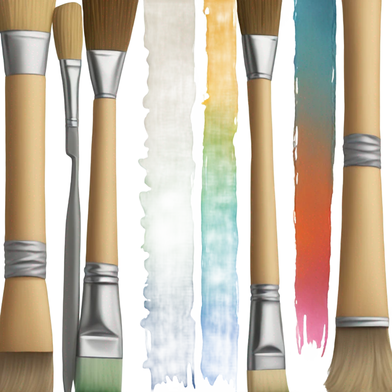 Painting to paint with a brush emoji