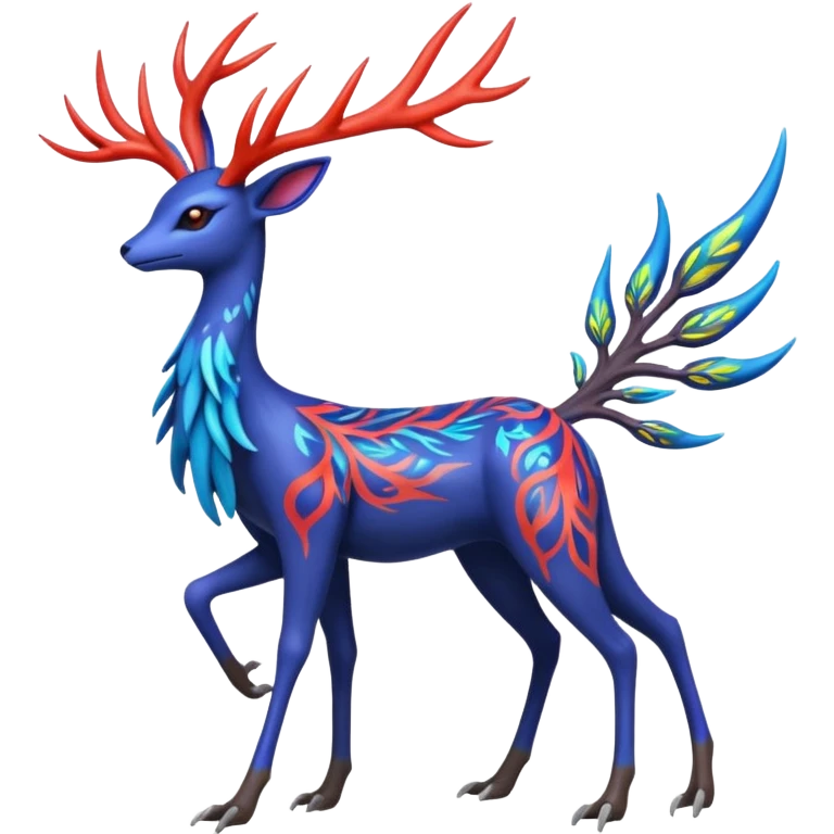 Xerneas-Fakémon-hybrid-creature (full body)  emoji