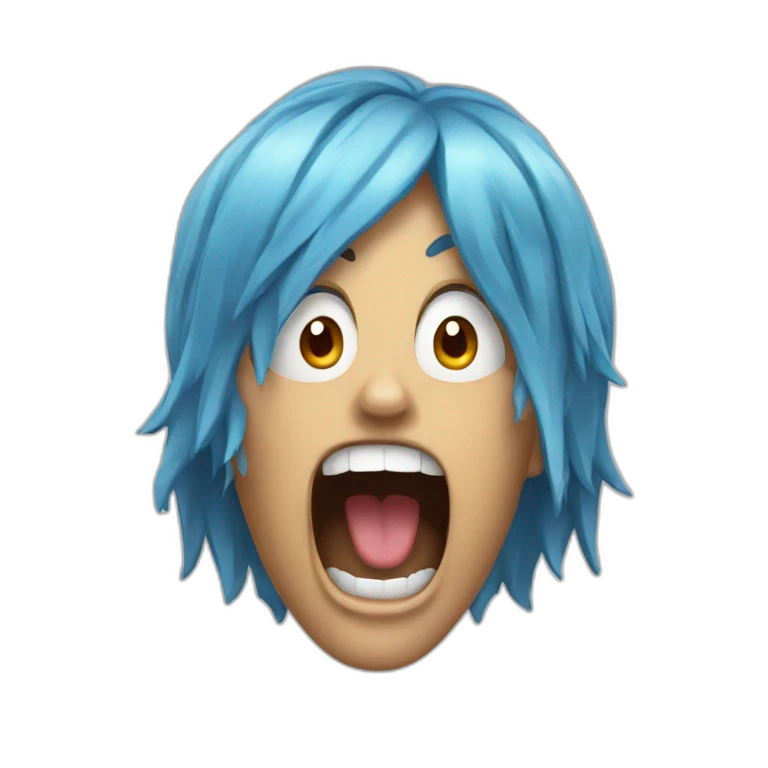 screaming emoji
