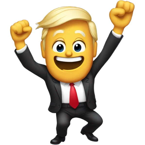 Trump dancing emoji