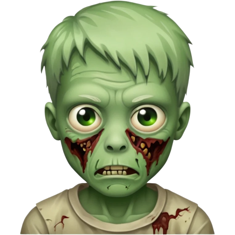 quero um emoji de um menino com pele de zumbi  emoji