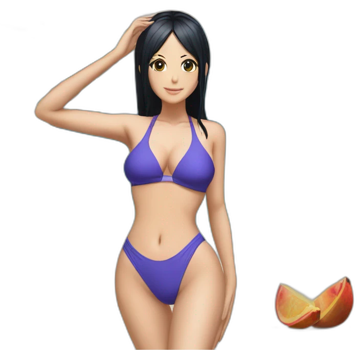 nico robin full body pawg small swimsuit emoji