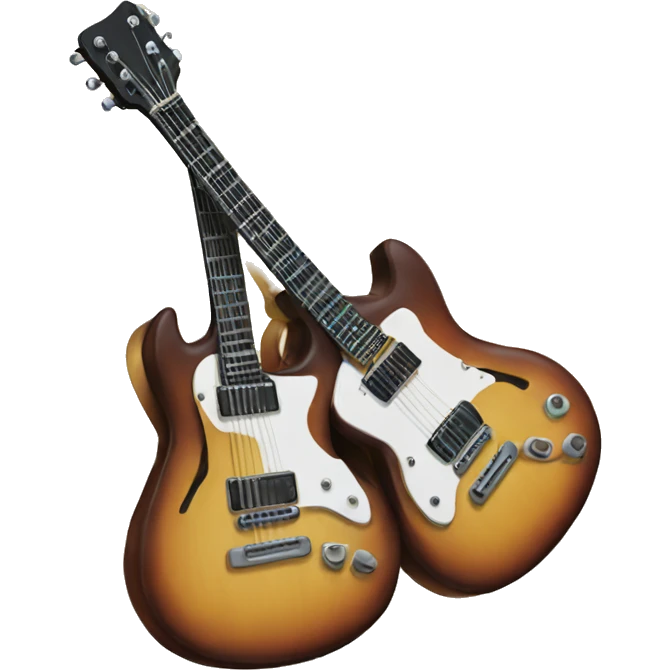 Guitar dual emoji