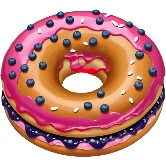 yaban mersini donut emoji