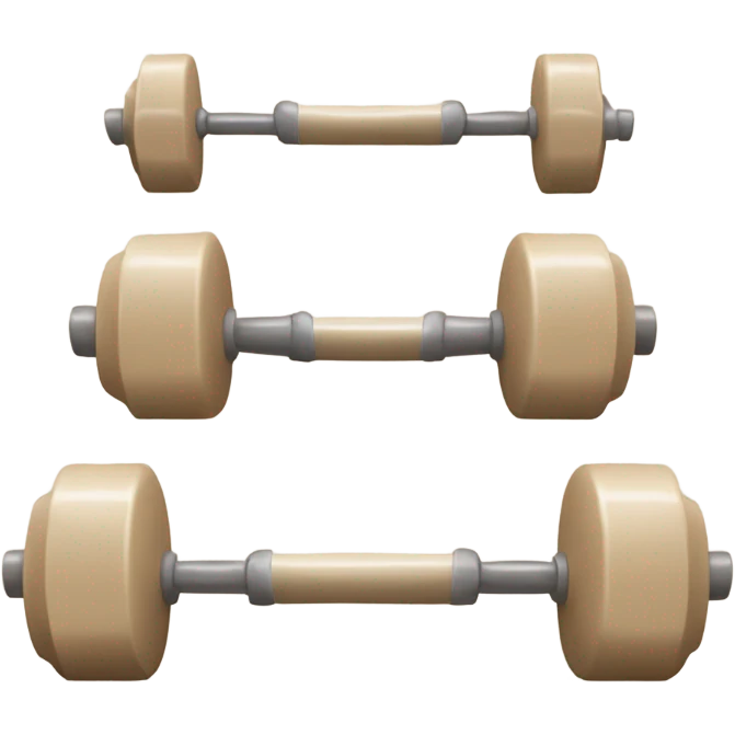 Beige weights emoji
