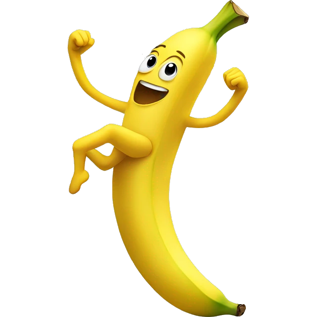 Dancing banana  emoji