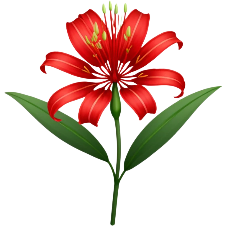 lycoris radiata flower emoji