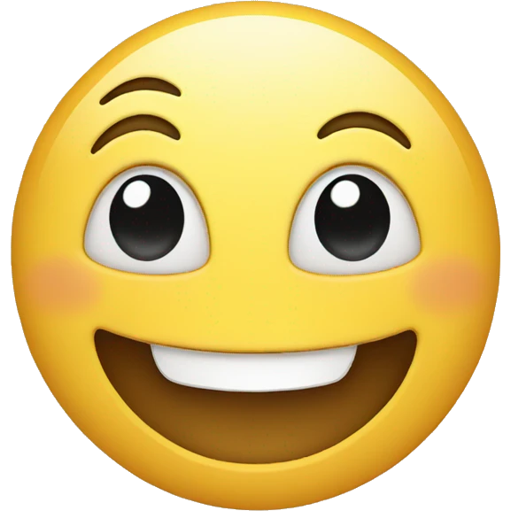 Happy face emoji