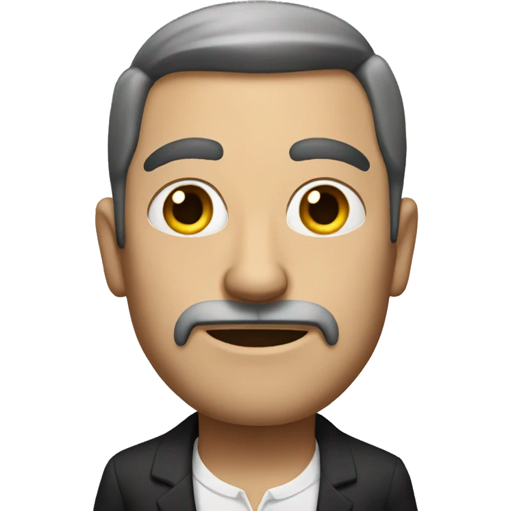 Rich judgmental man emoji
