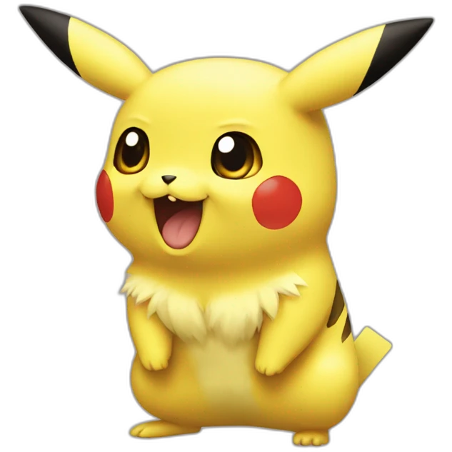 pikachu sans corp emoji