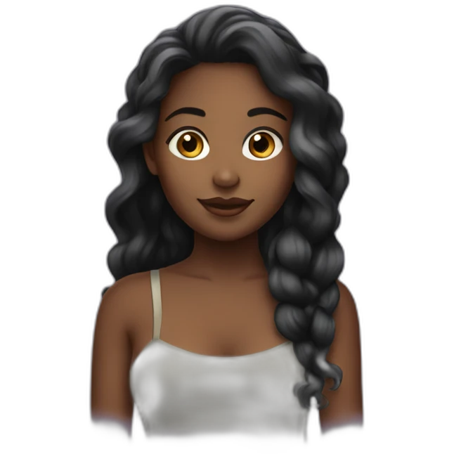 black-sirène-girl emoji