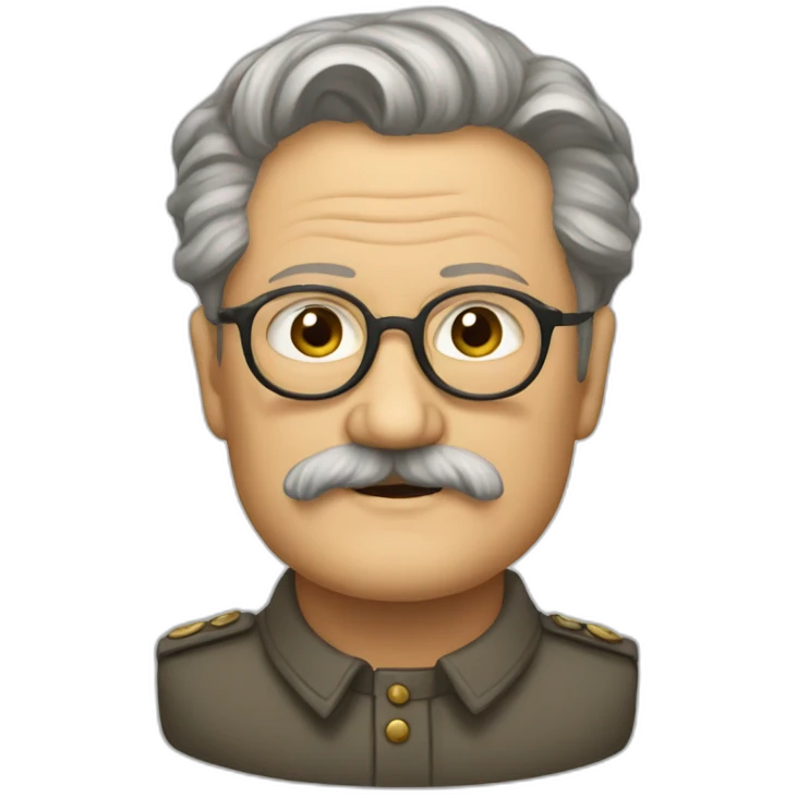 Middle-aged Lev Trotsky emoji