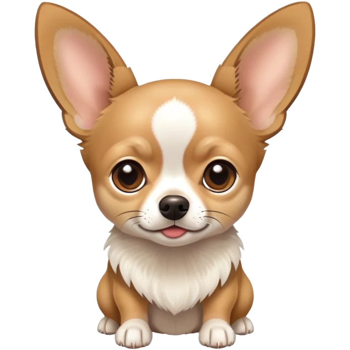 Chihuahua with ears down emoji