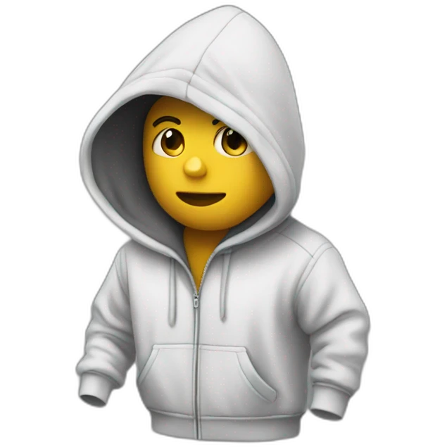 hoodie without a person emoji