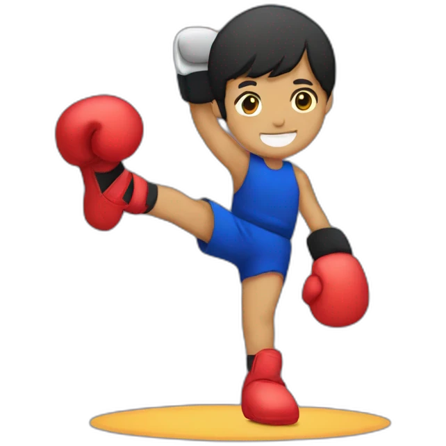 Kickboxing emoji